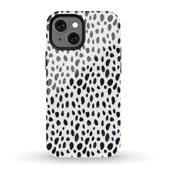 iPhone 13 mini StrongFit Polka Dots DSN by Joanna Vog