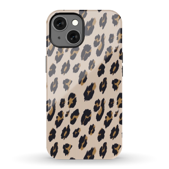 iPhone 13 StrongFit B&B Leopard Design by Joanna Vog