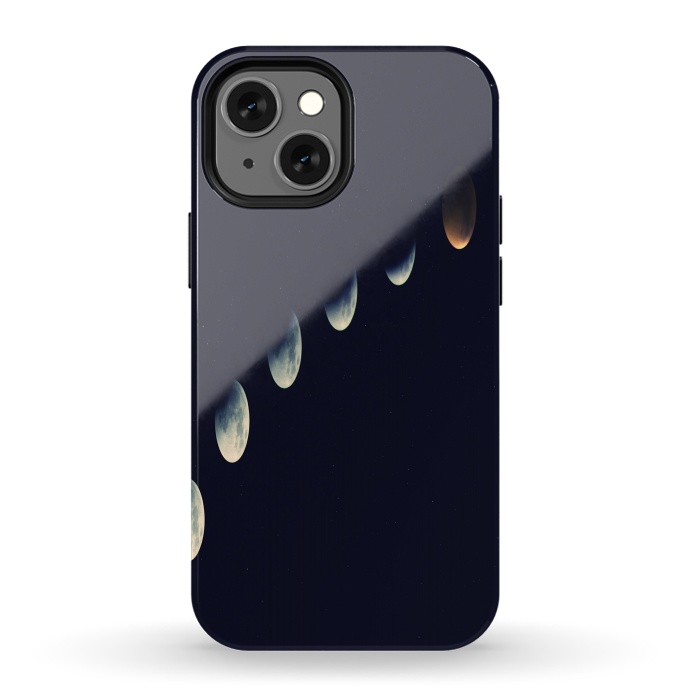 iPhone 13 mini StrongFit Moonlight Phases by Joanna Vog