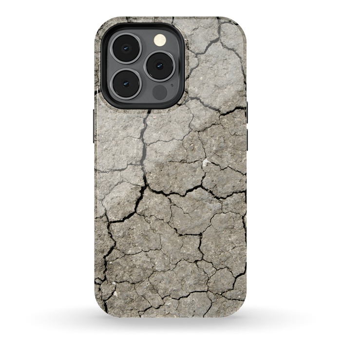 iPhone 13 pro StrongFit Dried-out Cracked Soil by Andrea Haase