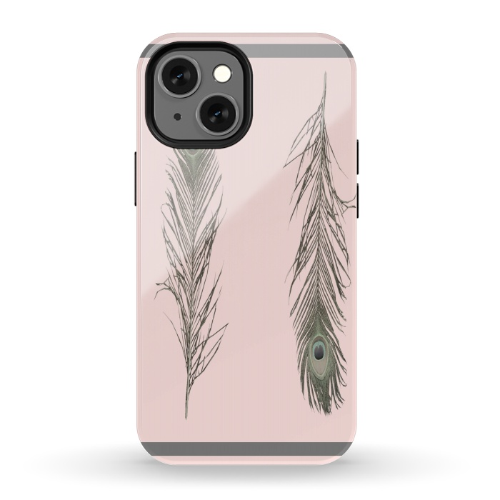 iPhone 13 mini StrongFit Feather Style by Joanna Vog