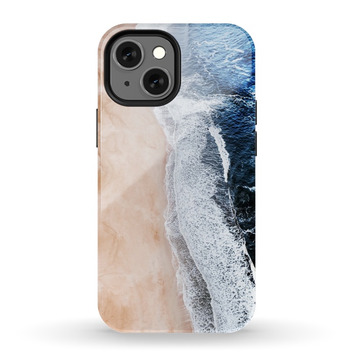 iPhone 13 mini StrongFit Salty Paths of Waves by Joanna Vog