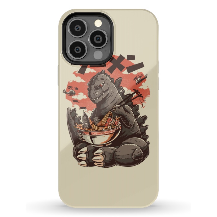 iPhone 13 Pro Max StrongFit Kaiju's Ramen by Ilustrata