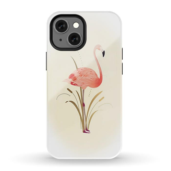 iPhone 13 mini StrongFit Flamingo Dream by Joanna Vog