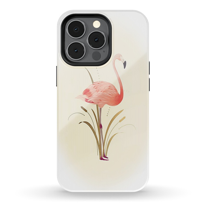 iPhone 13 pro StrongFit Flamingo Dream by Joanna Vog