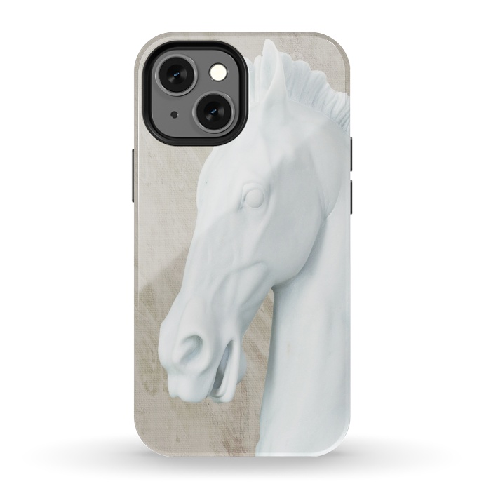 iPhone 13 mini StrongFit Ancient Sculpture Horse Decor  by Joanna Vog