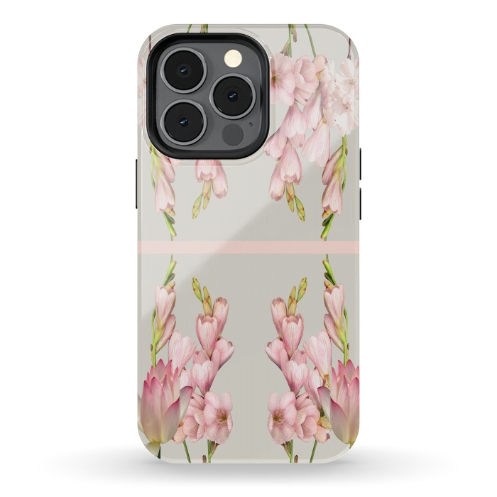 iPhone 13 pro StrongFit Pink Aura Design by Joanna Vog