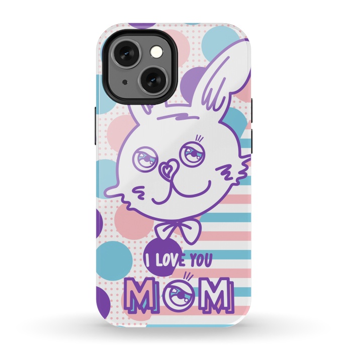 iPhone 13 mini StrongFit I LOVE YOU MOM by Michael Cheung