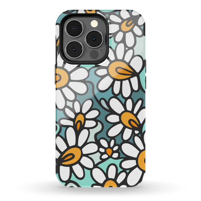 iPhone 13 pro StrongFit Daisies by Majoih