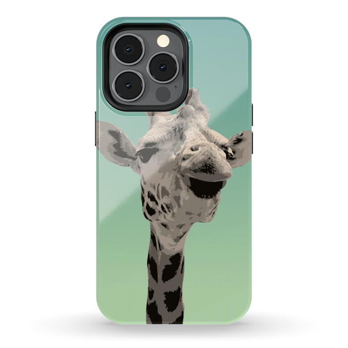 iPhone 13 pro StrongFit Giraffe by Mangulica