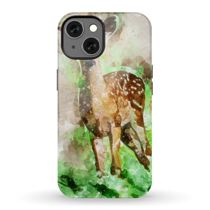 iPhone 13 StrongFit Lovely Deer by Creativeaxle