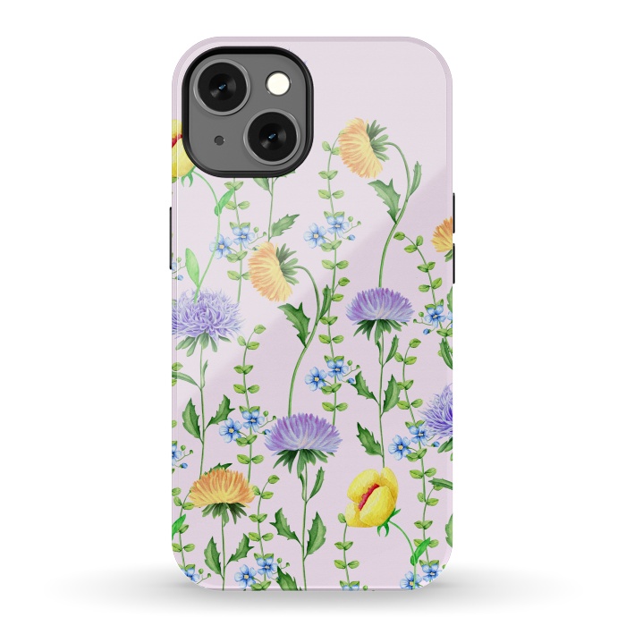 iPhone 13 StrongFit Aster Flora by Creativeaxle