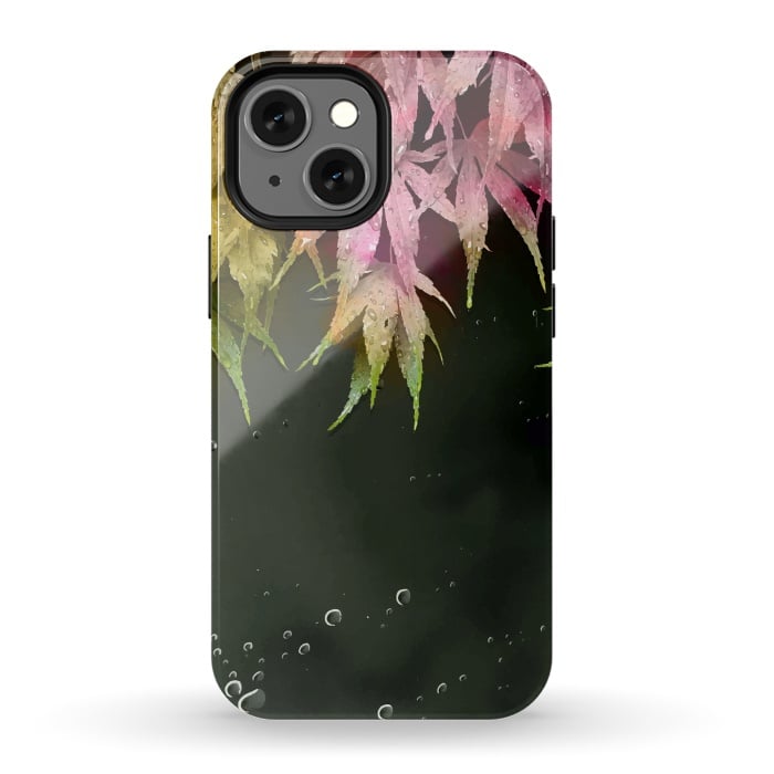 iPhone 13 mini StrongFit Acer Leaves by Creativeaxle
