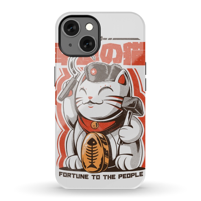 iPhone 13 StrongFit Catnist by Ilustrata