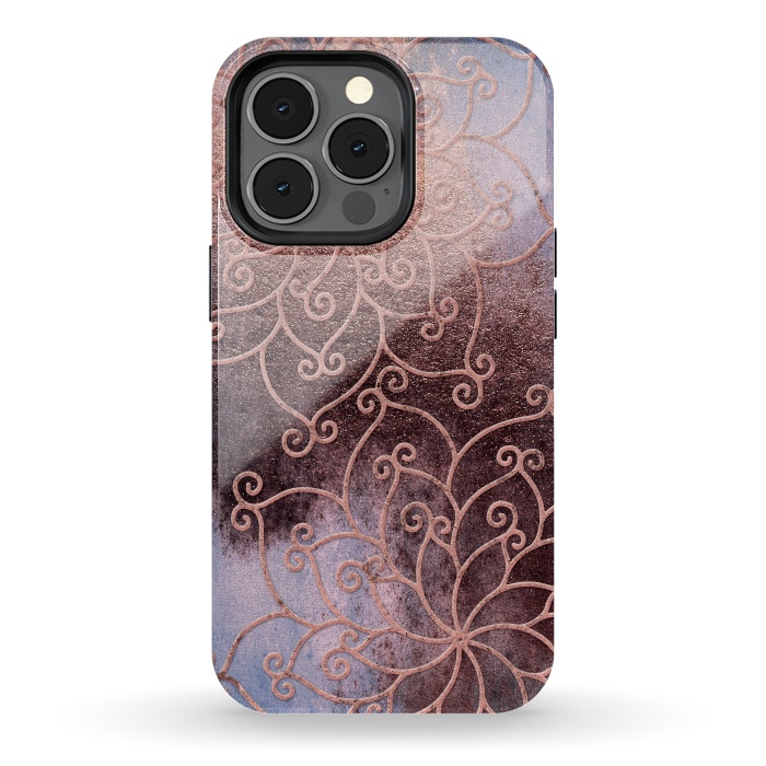 iPhone 13 pro StrongFit Pink Sundown by  Utart