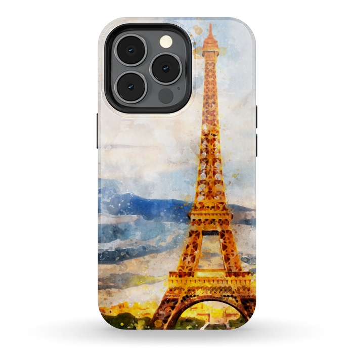 iPhone 13 pro StrongFit Eiffel Tower by Creativeaxle