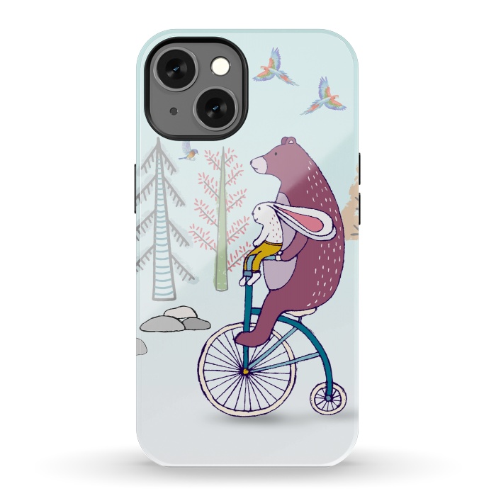 iPhone 13 StrongFit Bear Suffer by Creativeaxle