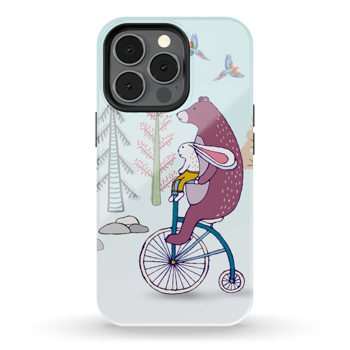 iPhone 13 pro StrongFit Bear Suffer by Creativeaxle