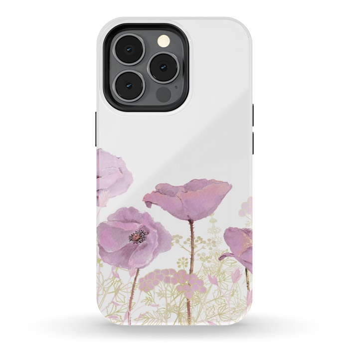 iPhone 13 pro StrongFit Pink Poppy Dream by  Utart