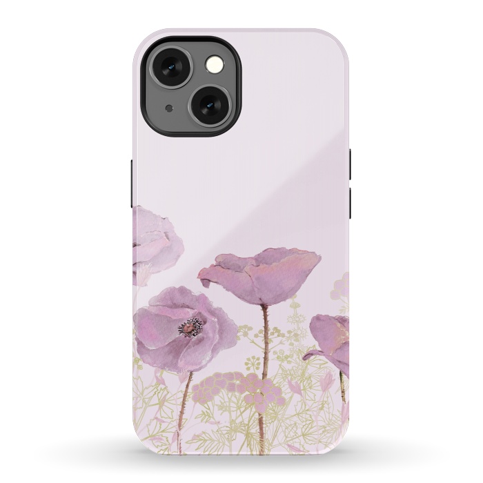 iPhone 13 StrongFit Rose Gold Poppy Dream by  Utart