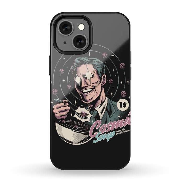 iPhone 13 mini StrongFit Cosmic Soup by Ilustrata