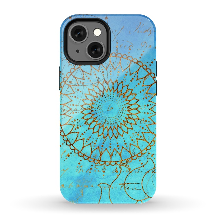 iPhone 13 mini StrongFit Blue in the Sky by  Utart