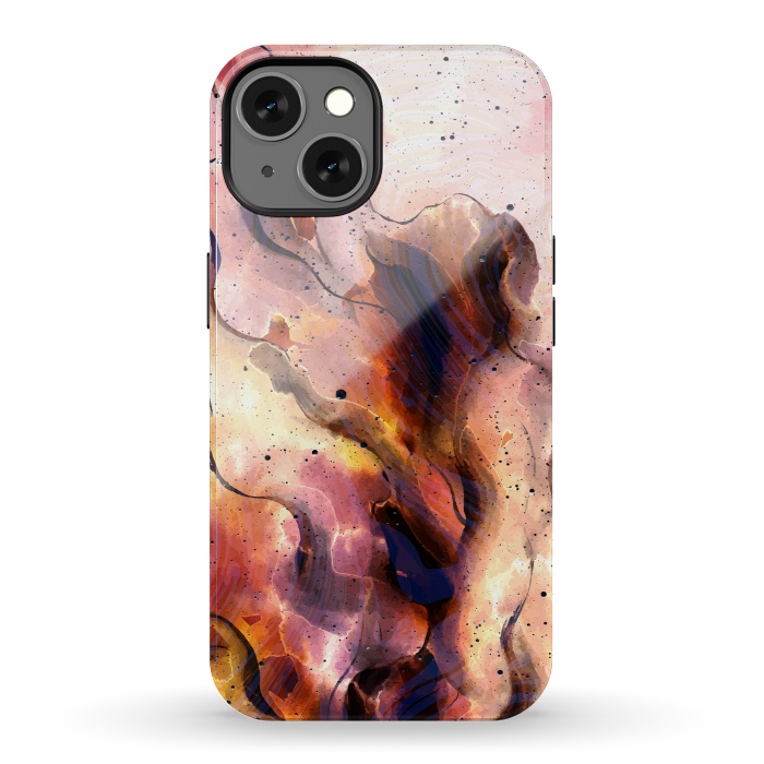 iPhone 13 StrongFit Burning Waves by Creativeaxle