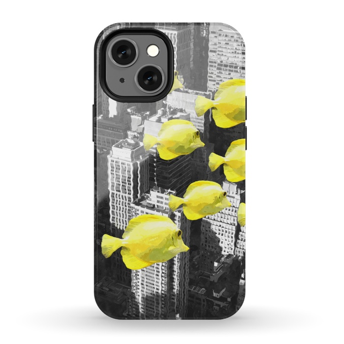 iPhone 13 mini StrongFit Fish in New York City by Alemi