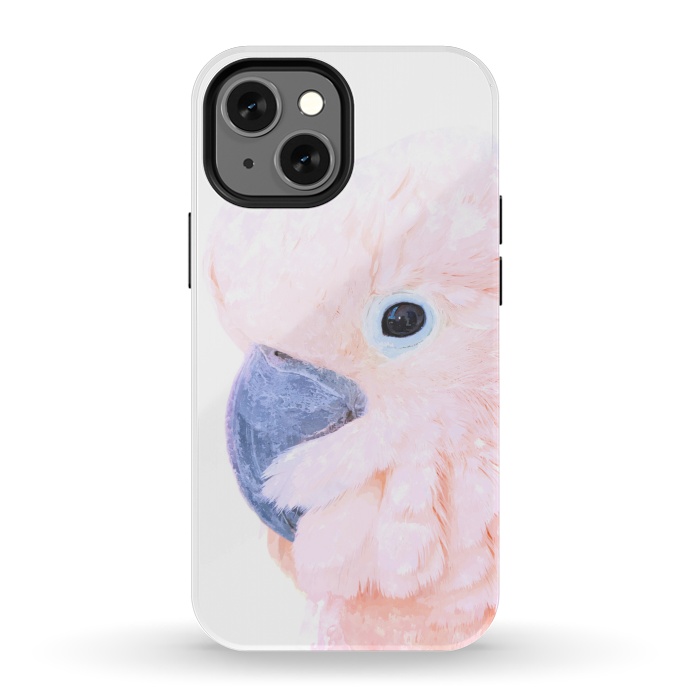 iPhone 13 mini StrongFit Pink Cockatoo by Alemi