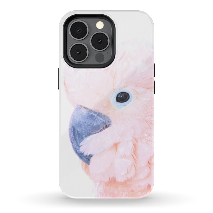 iPhone 13 pro StrongFit Pink Cockatoo by Alemi