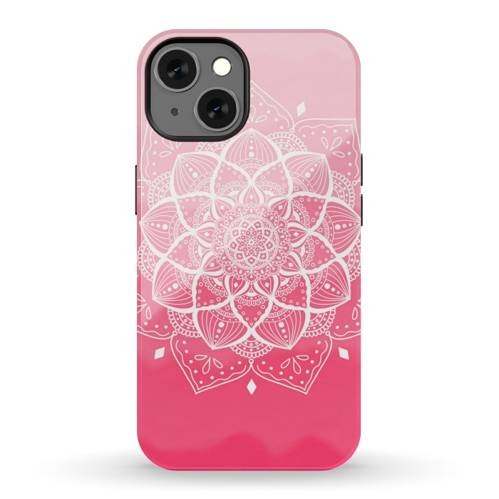 iPhone 13 StrongFit Pink mandala by Jms