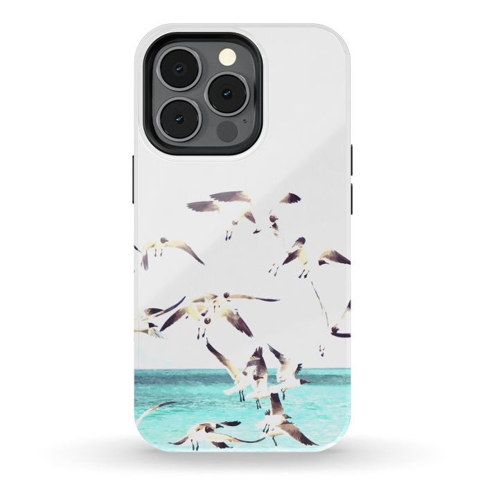 iPhone 13 pro StrongFit Seagulls by Alemi