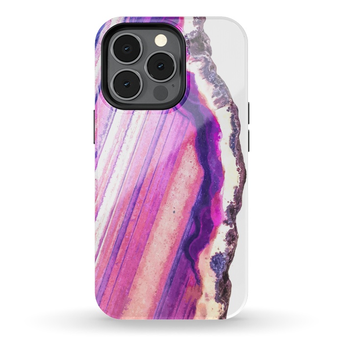 iPhone 13 pro StrongFit Violet Agate Illustration by Alemi