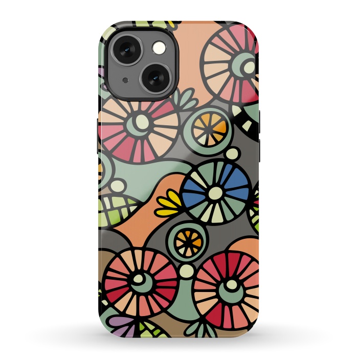 iPhone 13 StrongFit Wild Flowers by Majoih