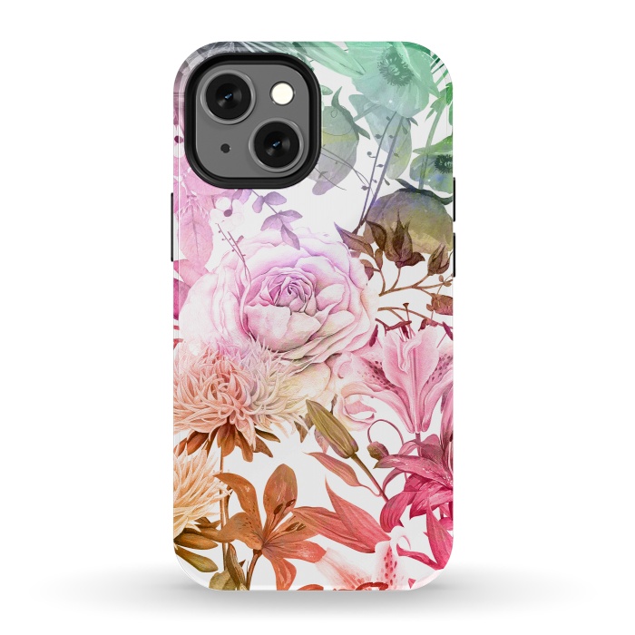 iPhone 13 mini StrongFit Floral Market by Creativeaxle