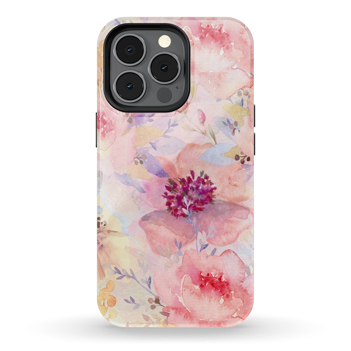 iPhone 13 pro StrongFit Summer Flowers Pattern by  Utart
