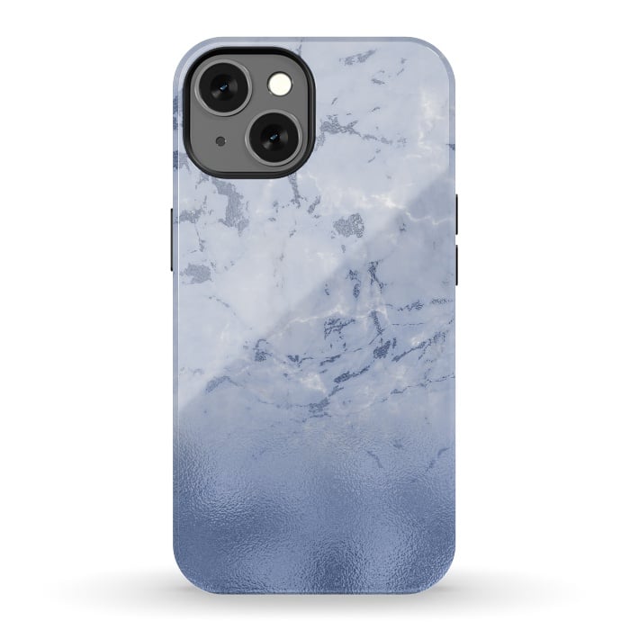 iPhone 13 StrongFit Freshness - Blue Marble Glitter  by  Utart