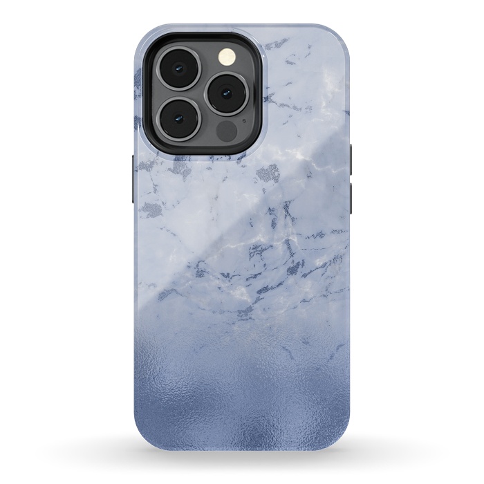 iPhone 13 pro StrongFit Freshness - Blue Marble Glitter  by  Utart