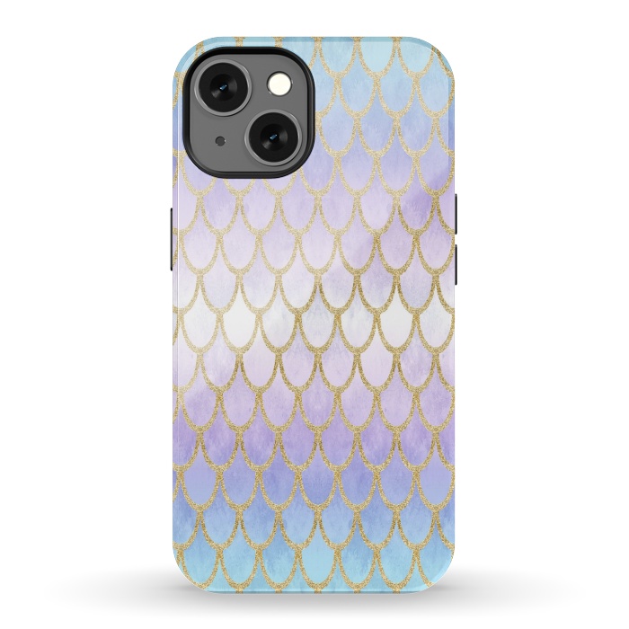 iPhone 13 StrongFit Pretty Mermaid Scales 06 by Angelika Parker