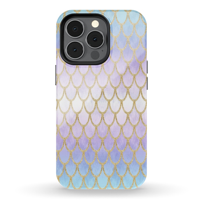 iPhone 13 pro StrongFit Pretty Mermaid Scales 06 by Angelika Parker