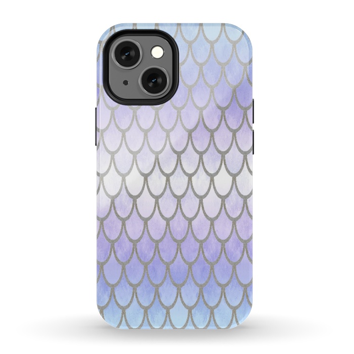 iPhone 13 mini StrongFit Pretty Mermaid Scales 01 by Angelika Parker