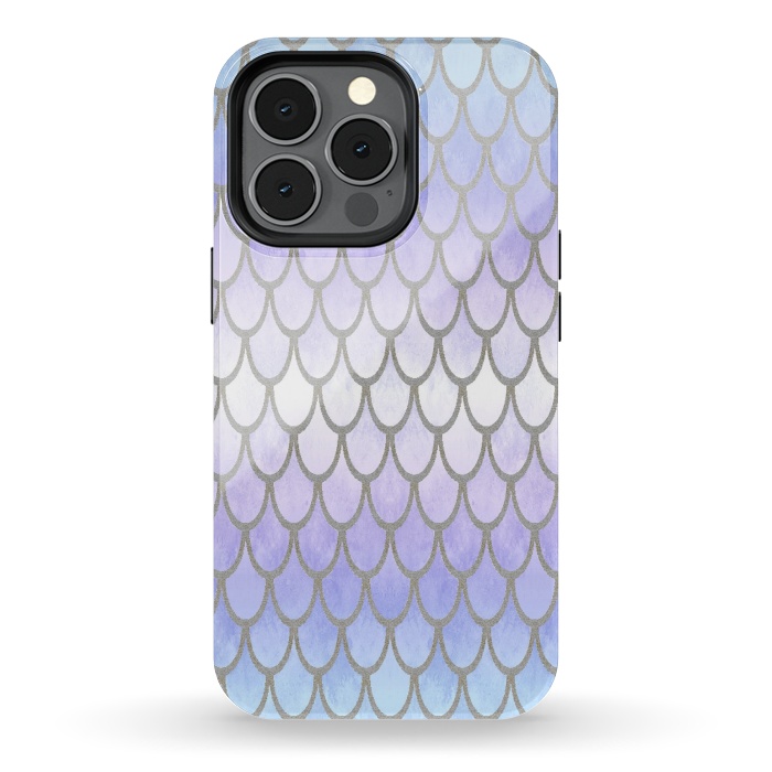 iPhone 13 pro StrongFit Pretty Mermaid Scales 01 by Angelika Parker