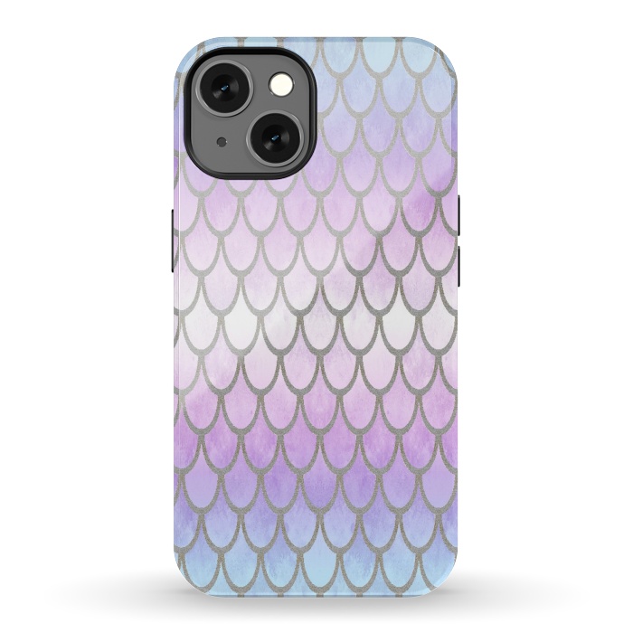iPhone 13 StrongFit Pretty Mermaid Scales 02 by Angelika Parker