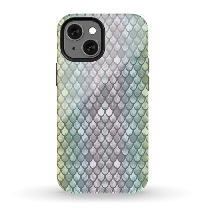 iPhone 13 mini StrongFit New Mermaid Scales  by Angelika Parker