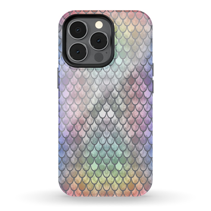 iPhone 13 pro StrongFit Pretty Mermaid Scales 26 by Angelika Parker