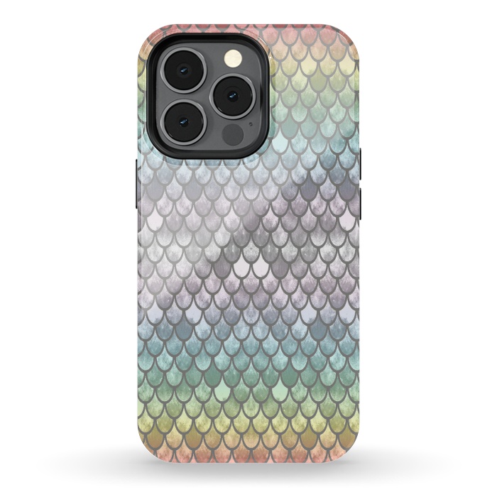 iPhone 13 pro StrongFit Pretty Mermaid Scales 11 by Angelika Parker