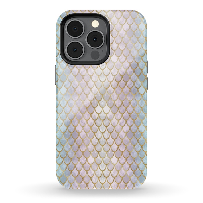 iPhone 13 pro StrongFit Pretty Mermaid Scales 22 by Angelika Parker