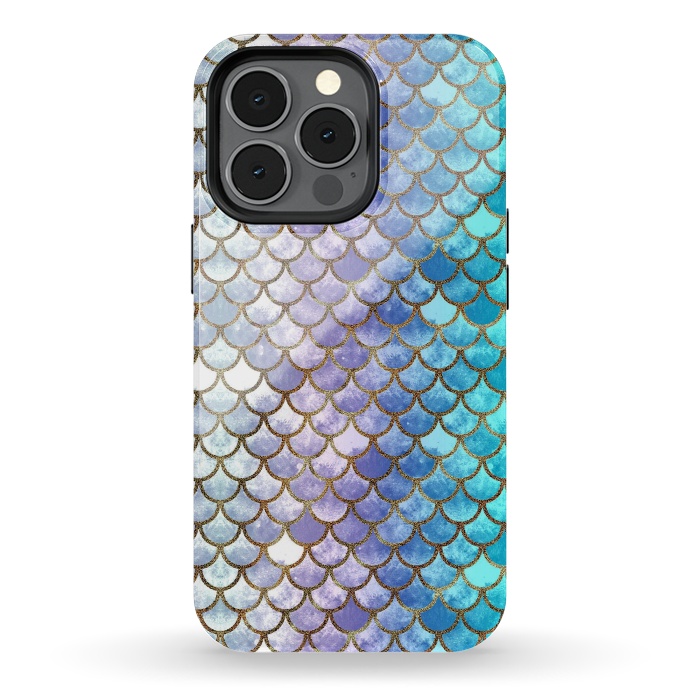 iPhone 13 pro StrongFit Pretty Mermaid Scales 38 by Angelika Parker