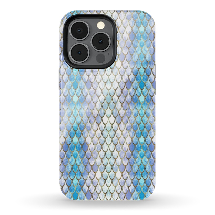 iPhone 13 pro StrongFit Pretty Mermaid Scales 41 by Angelika Parker
