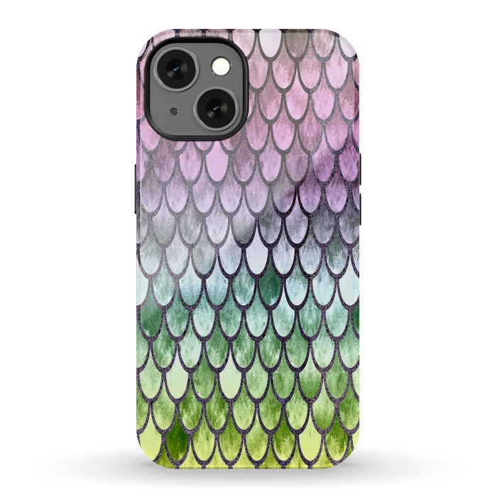 iPhone 13 StrongFit Pretty Mermaid Scales 119 by Angelika Parker